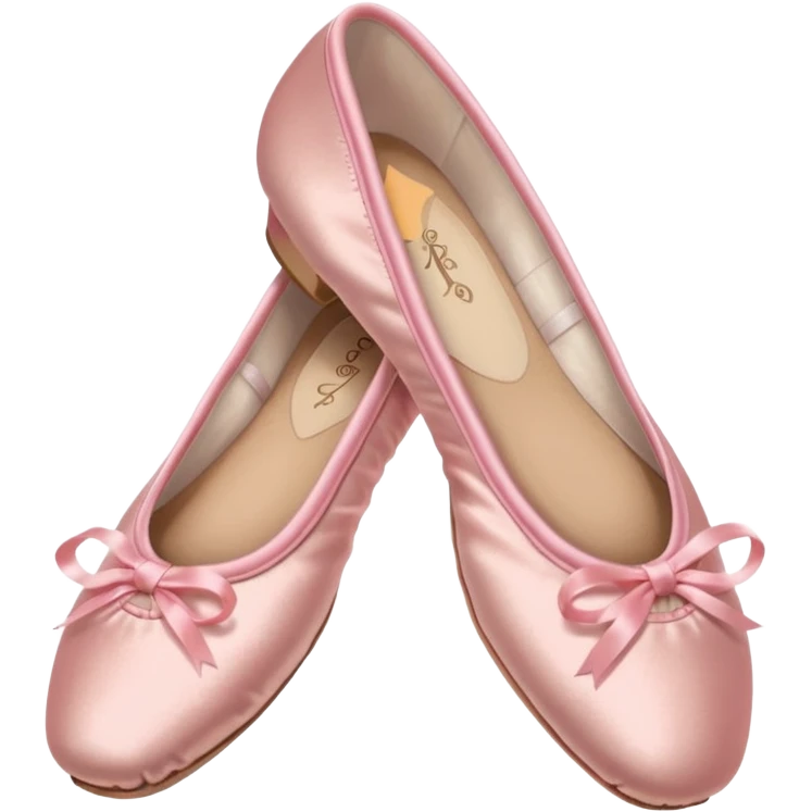 Pink ballet point shows emoji