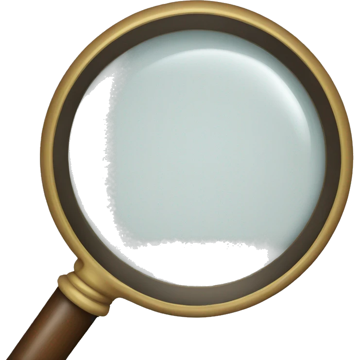 magnifying glass emoji