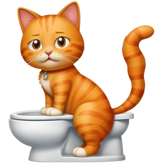 garfield pooping emoji