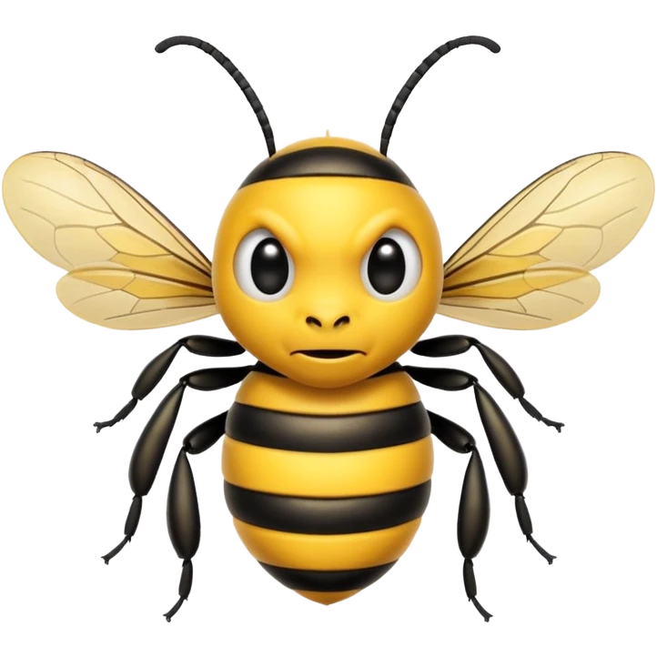 angry bee emoji