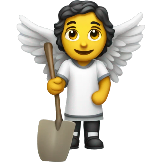Angel with spade emoji