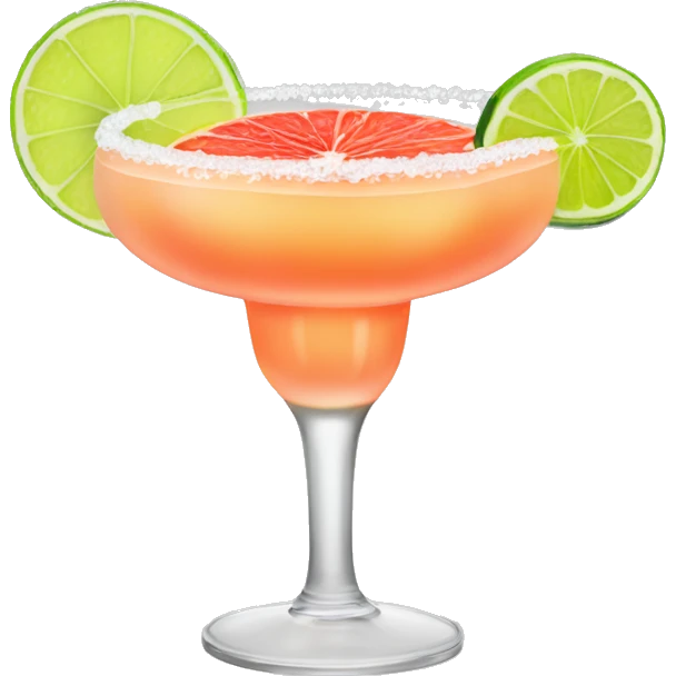 Grapefruit and lime margarita drink emoji