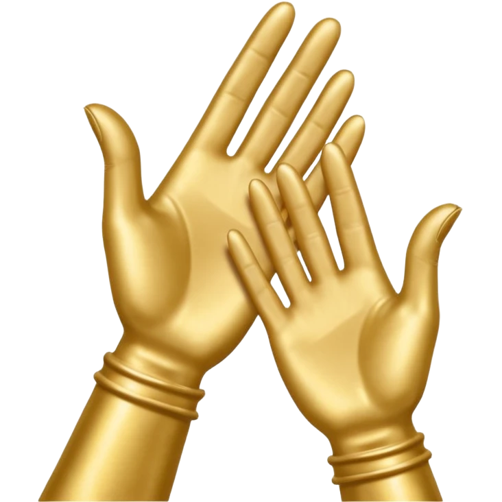 hand clapping with very long fingers like nicole kidmans hands clapping at the 2017 oscars emoji