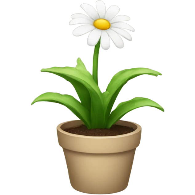 indoor flower emoji