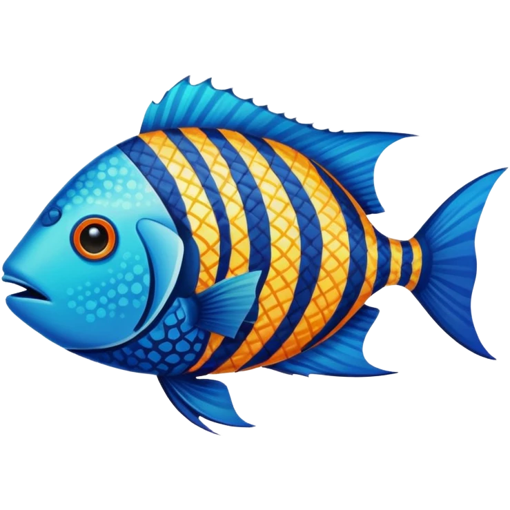 Pacific Trigger fish  emoji