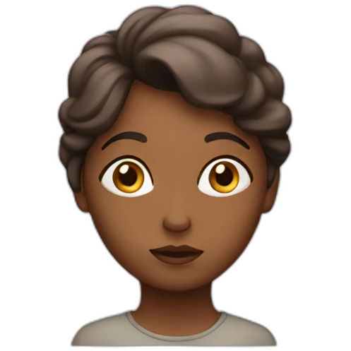 thinking girl emoji