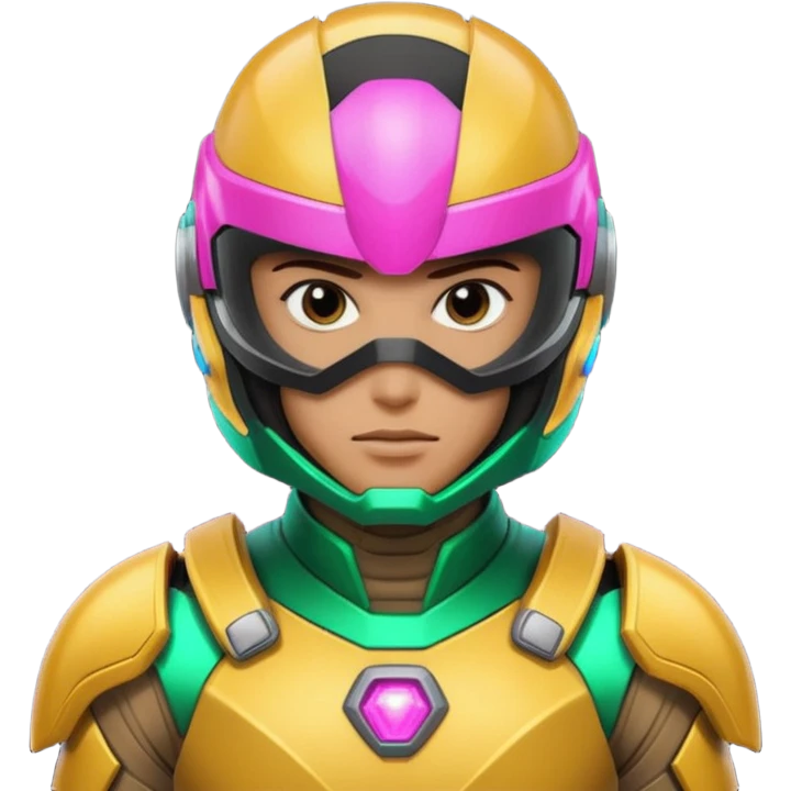 cyberpunk power ranger emoji