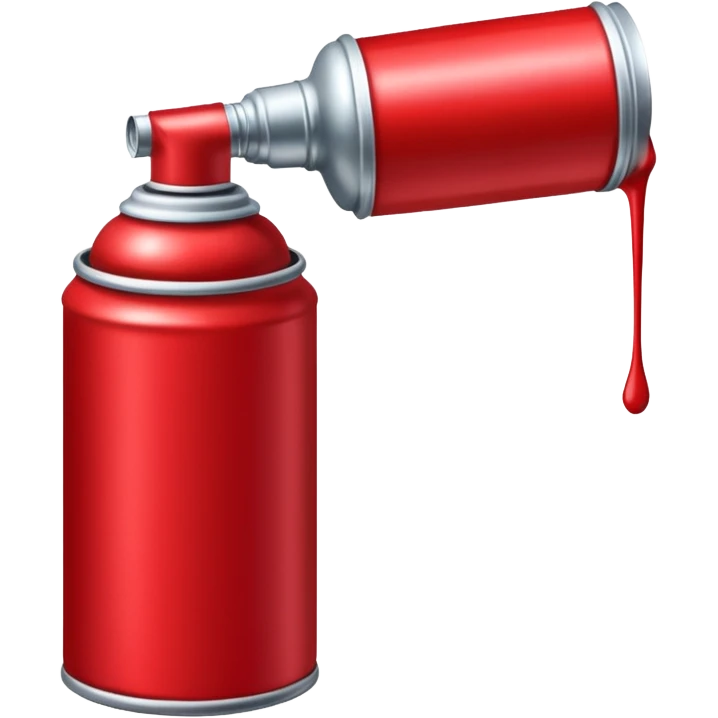 Красный баллончик для граффити emoji