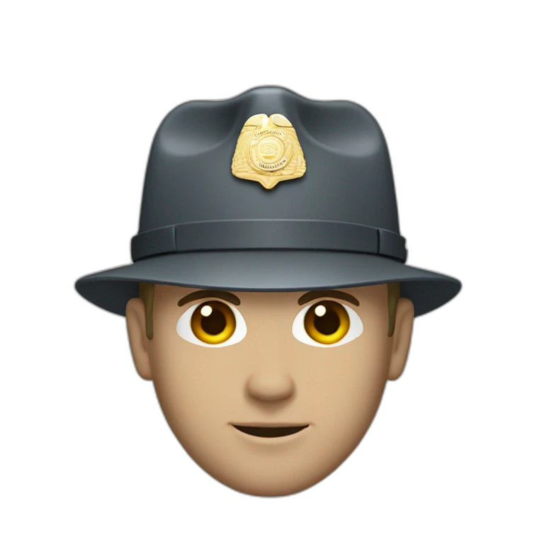 Washington state trooper white man emoji