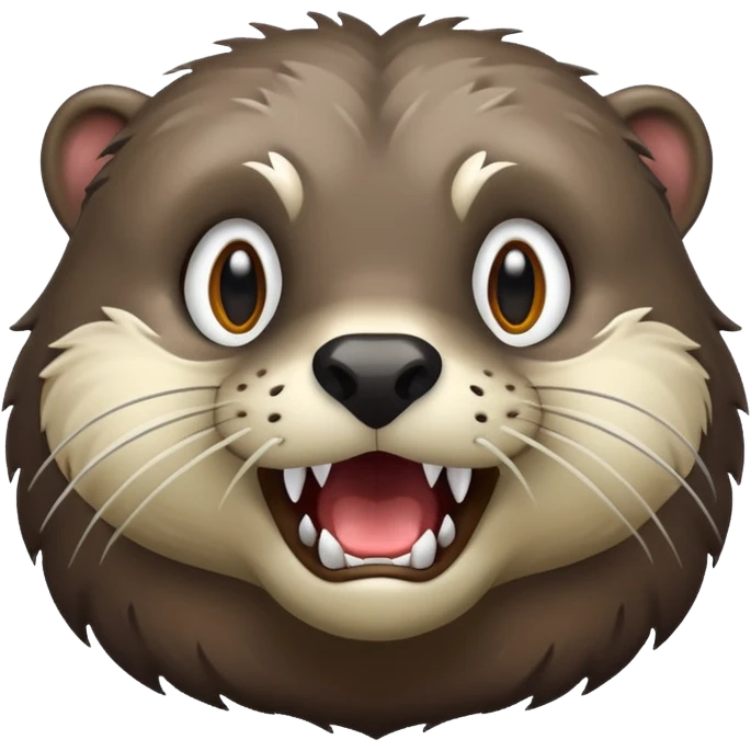 Otter with rabies emoji