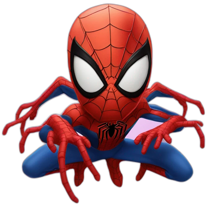 Spider-man scary emoji