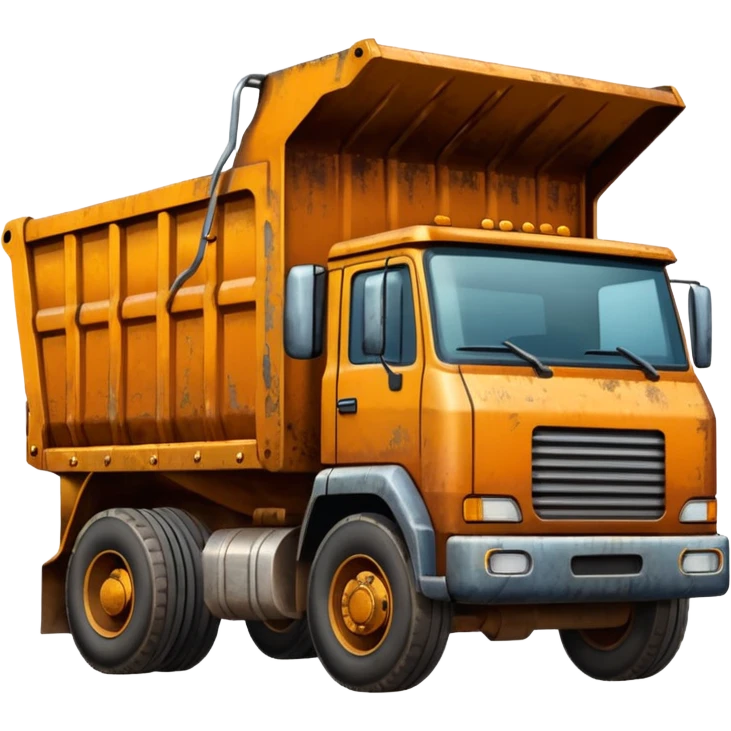 Camión volquete emoji