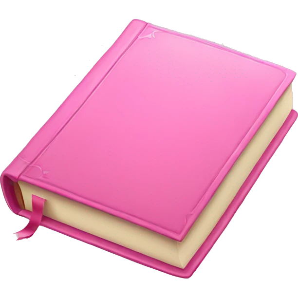 pink book emoji