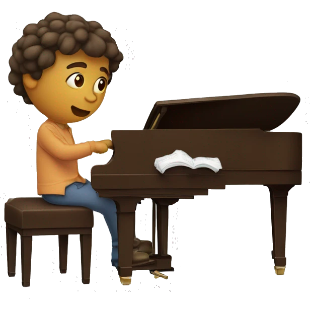 francis ramaroson jouant au piano emoji