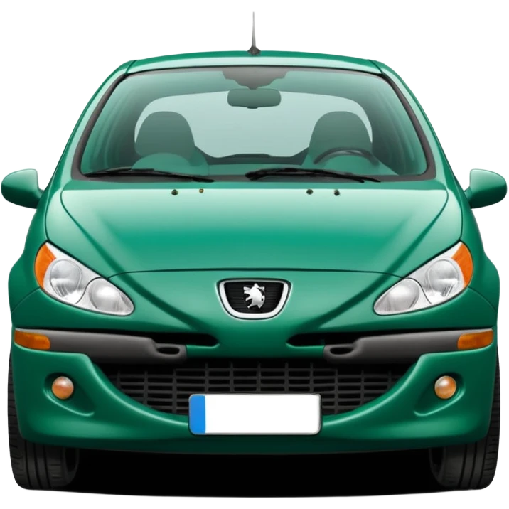 1999 Peugeot 206 emerald green  emoji