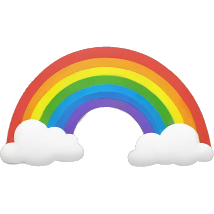 Rainbow emoji