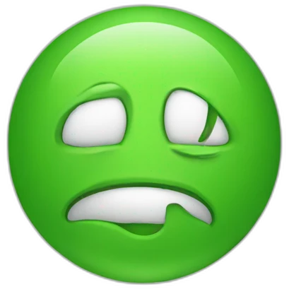 green nausea emoji