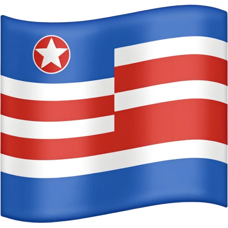 FR yugoslavia flag blue white red emoji