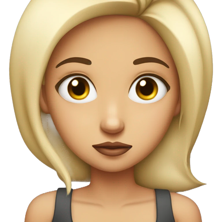 bombastic side eye girl emoji