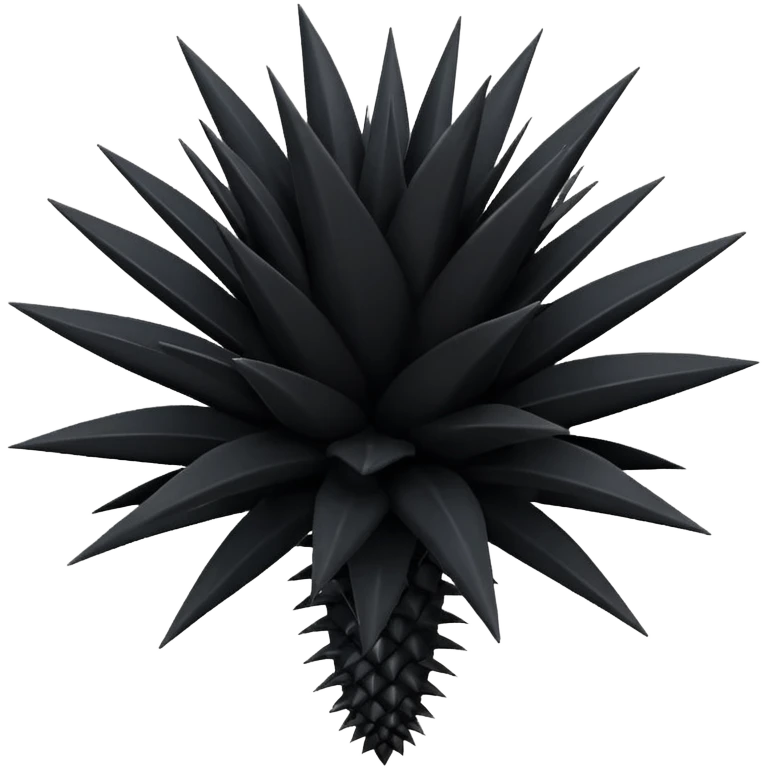 black plant emoji