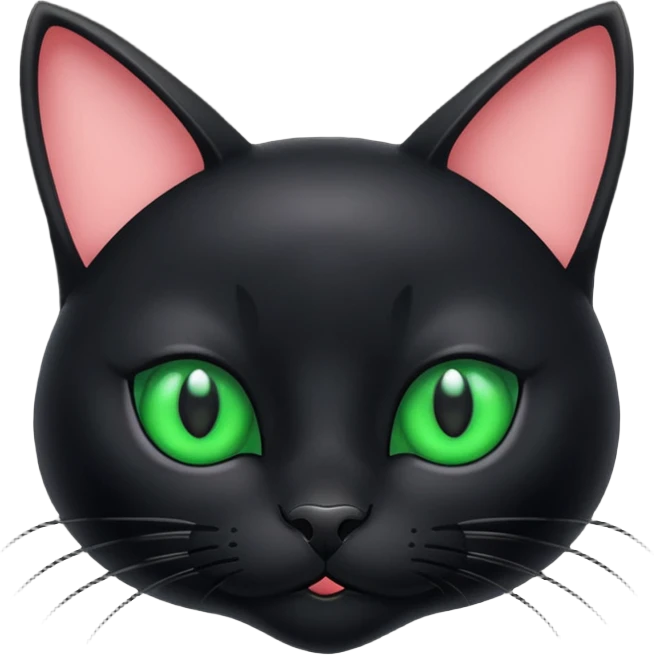 Black cat emoji