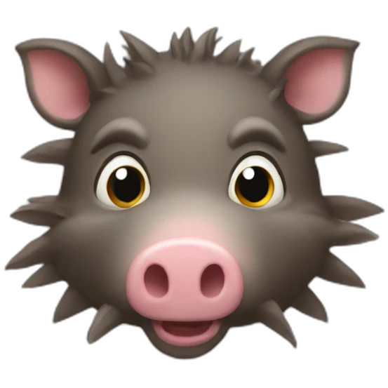 Dot hog emoji