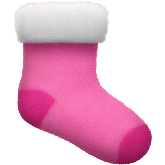 Pink fuzzy socks emoji