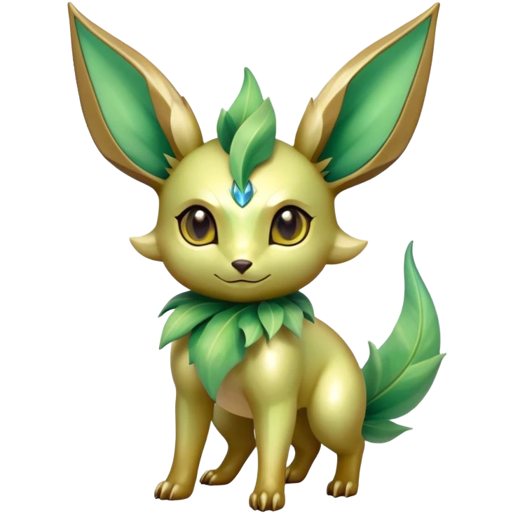 Shiny Exotic Bayleaf-Leafeon-Hybrid-Creature emoji