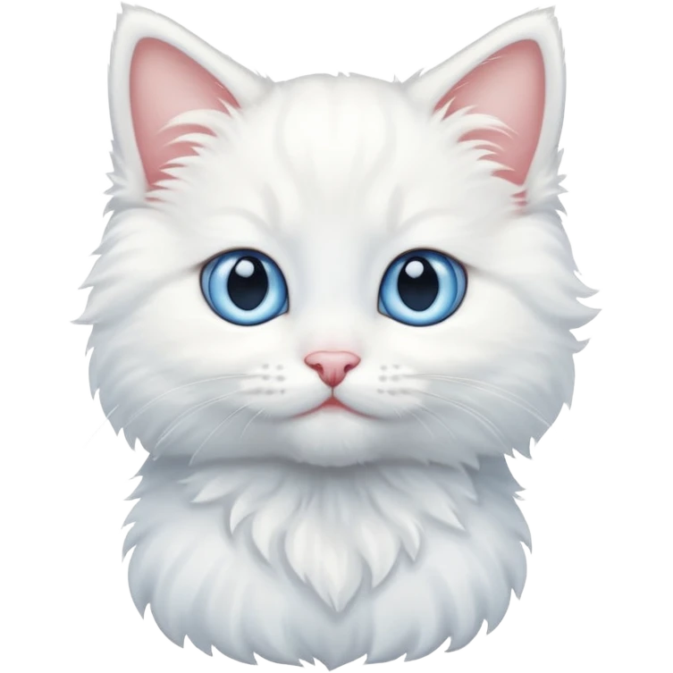 White kitty emoji