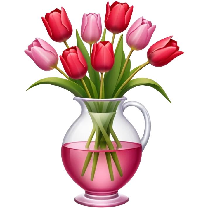 Tulips in a vase emoji
