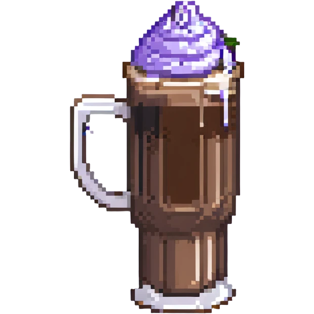 lavender mocha, cute and inviting emoji