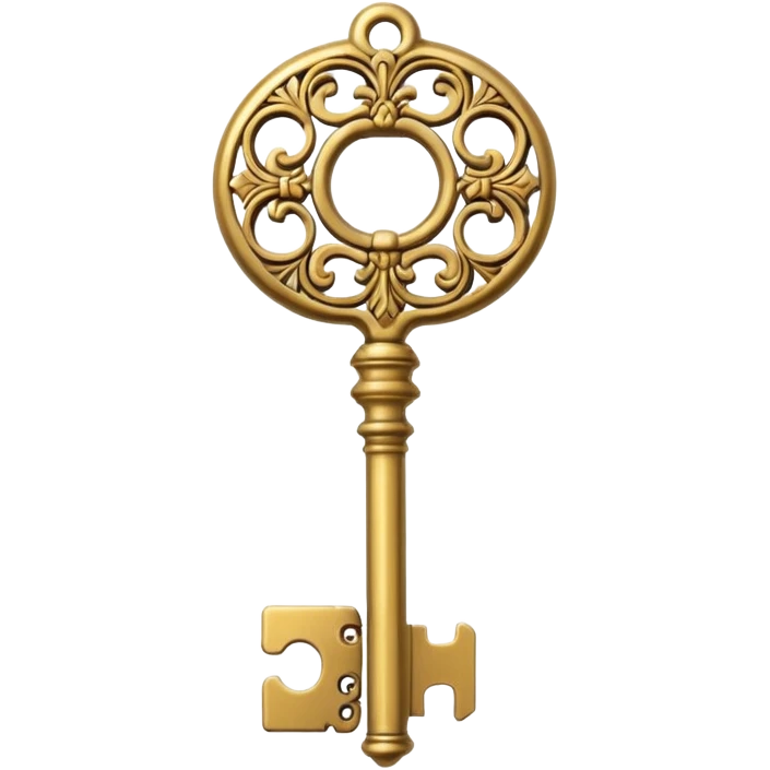 Vintage key  emoji