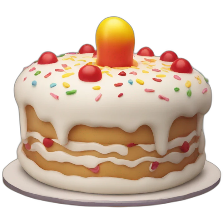 Inflatable Cake emoji