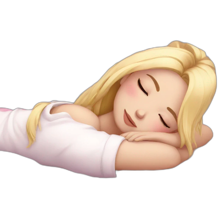 egirl sleeping cute emoji