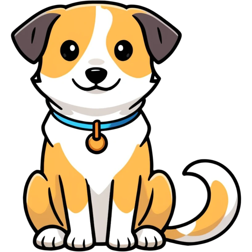 dog of doom and despair ￼  emoji