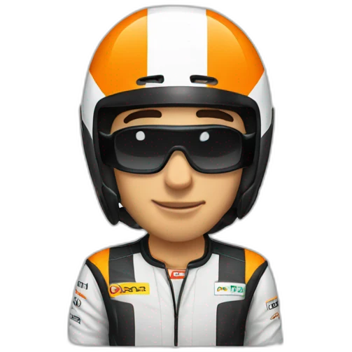 Tiger F1 driver emoji