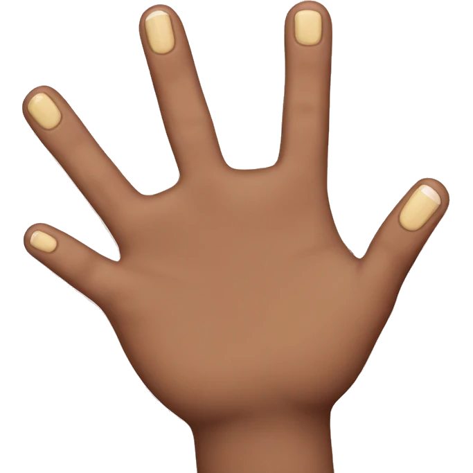 plain finger nails emoji