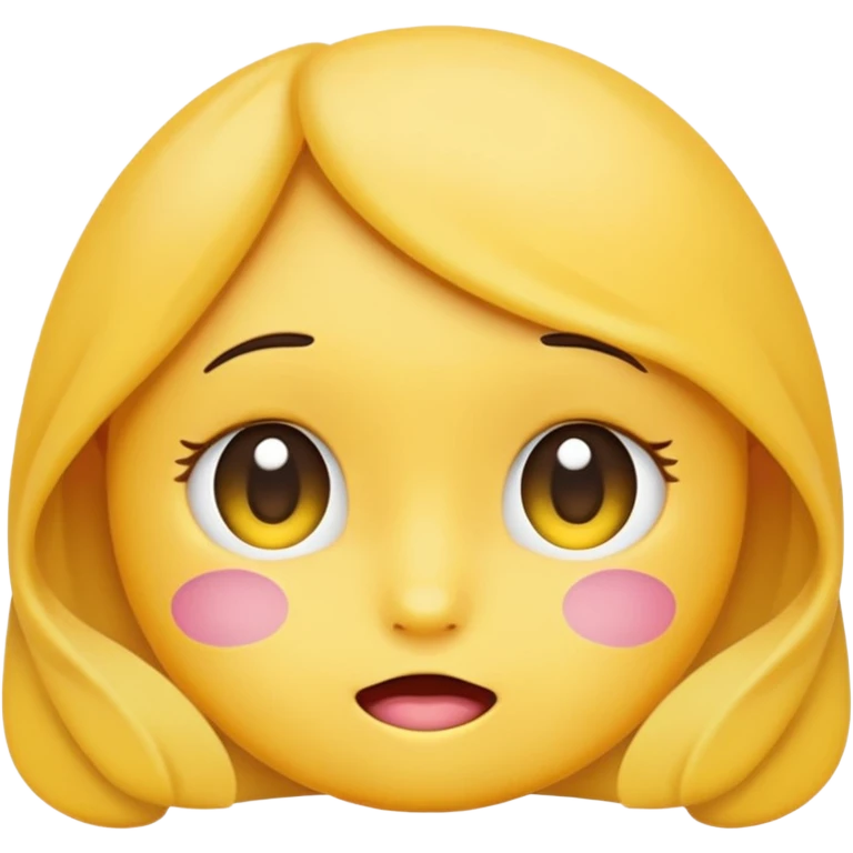 Shy cute emoji emoji