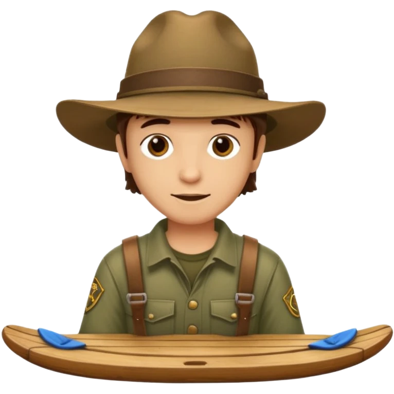 ranger on a raft emoji