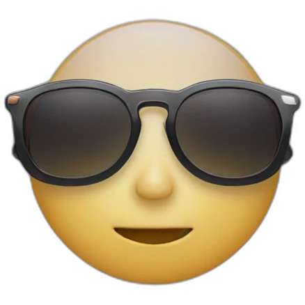 Joda con lentes de sol emoji