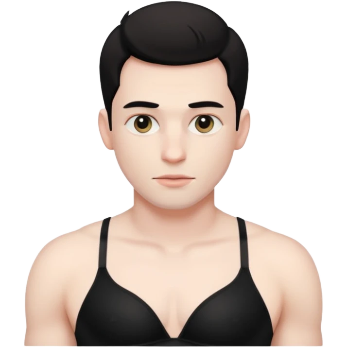 MEN WEARING BRA  emoji