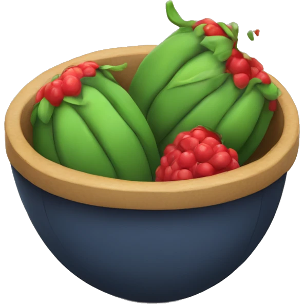Moras en un bol emoji