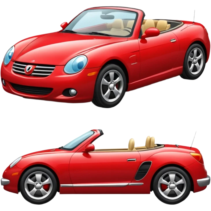 voiture decapotable emoji