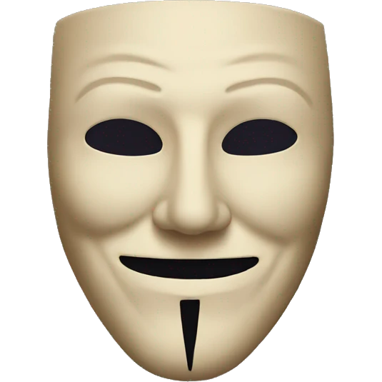 anonymous mask emoji
