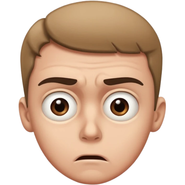 Fear and worried mixed emoji
