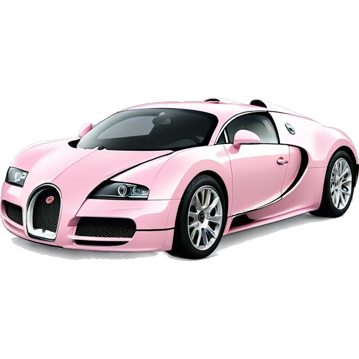 Pastel Pink Bugatti  emoji