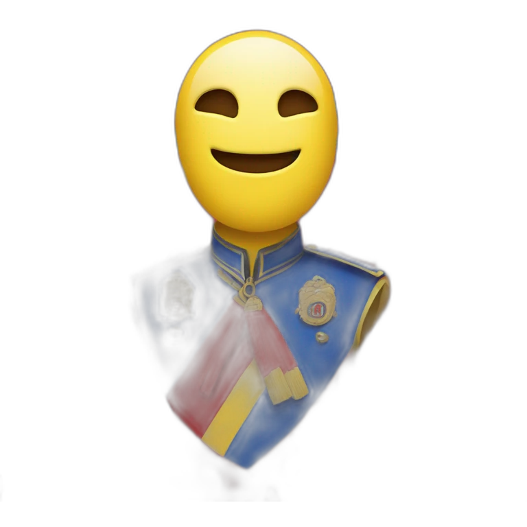 Bandera roja amarilla y azul emoji