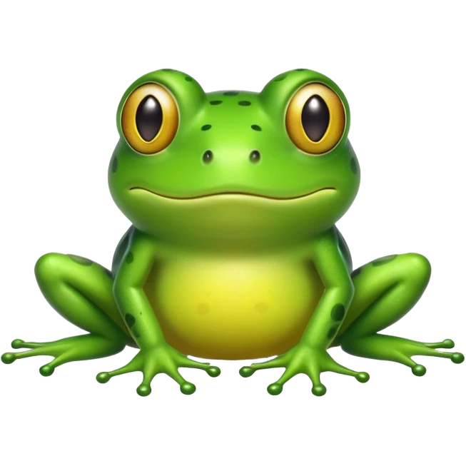 Lemon with a frog face and legs  emoji