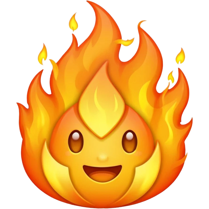 yellow fire emoji