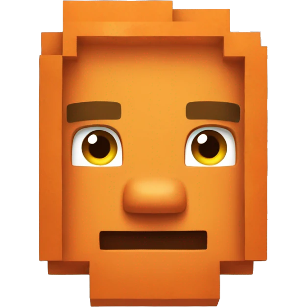 minecraft orange emoji